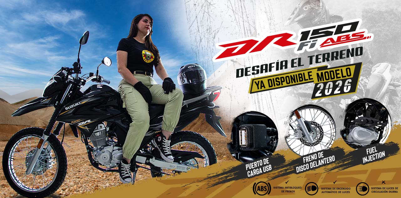 Banner atributos DR150 FI ABS